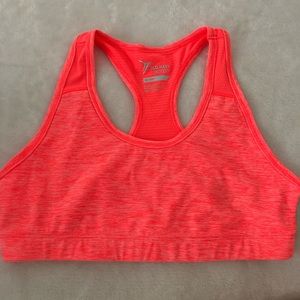 Girls size XL(14) neon Orange sports bra